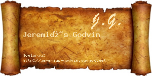 Jeremiás Godvin névjegykártya